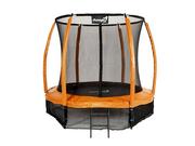 Trampoliny - Jumpi Trampolina Ogrodowa 252cm/8ft pomarańczowa Max Comfort Z Wewnętrzną siatką TR8FTPOM - miniaturka - grafika 1