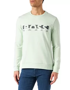 BOSS Męska bluza Salbo 1, Open Green361, XL, Otwarty zielony 361, XL - Bluzy męskie - miniaturka - grafika 1