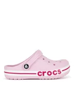 Buty dla dziewczynek - Crocs Klapki BAYABAND CLOG K 207019-6TG Różowy - miniaturka - grafika 1