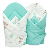 Rożki i beciki - BECIK ROŻEK NIEMOWLĘCY BAWEŁNA DWUSTRONNY WZORY! - miniaturka - grafika 1