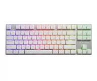 Klawiatury - Sharkoon PureWriter White RGB TKL Kailh Red biała - miniaturka - grafika 1