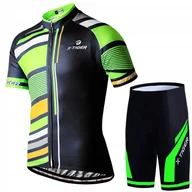 Spodenki rowerowe - Spodenki Rowerowe Koszulka Komplet Męski Z WKŁADKĄ ŻELOWĄ X-Tiger JAKOŚĆ XL - miniaturka - grafika 1