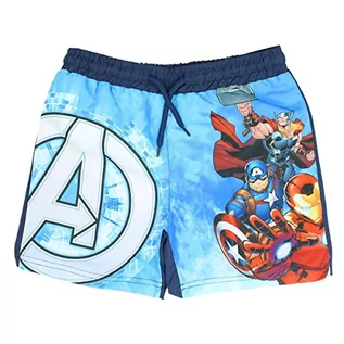 Kąpielówki dla chłopców - Disney Avengers szorty kąpielowe, Niebieski - grafika 1