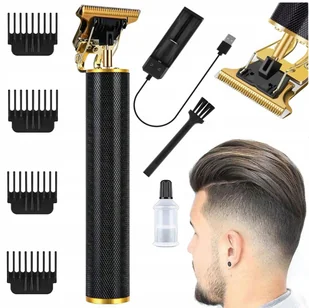 TRYMER MASZYNKA DO STRZYŻENIA GOLENIA BRODY WŁOSÓW USB STRZYŻENIE OBCINANIE - Trymery - miniaturka - grafika 1