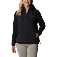 Bluzy damskie - Damska Bluza COLUMBIA ALI PEAK OVERLAY FLEECE 1992263010 – Czarny - miniaturka - grafika 1