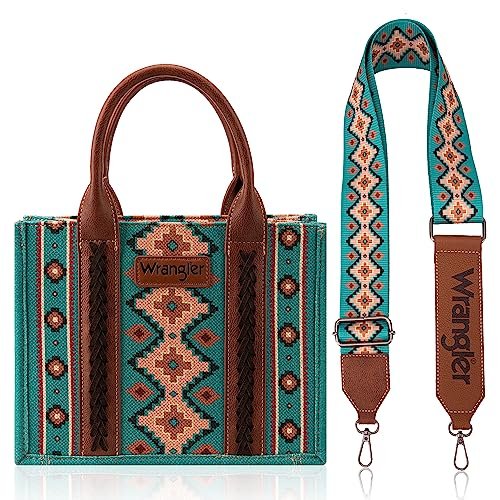 Wrangler Tote Bag Western Purses for Women Shoulder Boho Aztec Handbags