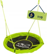 Place zabaw - Hudora 72156 Zielona Huśtawka Ogrodowa Bocianie Gniazdo 110 Cm Do 100Kg - miniaturka - grafika 1
