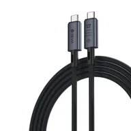 Kable komputerowe i do monitorów - Devia kabel Extreme PD USB-C - USB-C 4.0 1,0 m 240W czarny 8K 60Hz - miniaturka - grafika 1