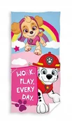 Okrycia kąpielowe dla dzieci - RĘCZNIK bawełniany PSI PATROL 70x140 SKYE - miniaturka - grafika 1