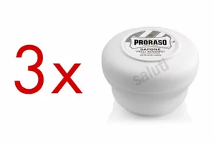 PRORASO Skóra wrażliwa - Łagodne mydełko do golenia 3 x 150g - Kosmetyki do golenia - miniaturka - grafika 1