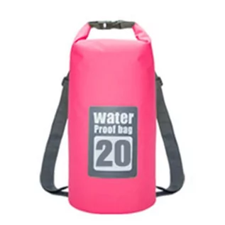 Torebki damskie - Slowmoose Pvc Wodoodporny plecak- Sport sucha torba do raftingu / pływania / campingu 20L  Pink - grafika 1