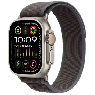 Apple Watch Ultra 2 GPS + Cellular 49mm Tytan Trail S/M Czarny MRF53WB/A - Smartwatch - miniaturka - grafika 1
