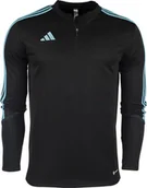 Bluzy damskie - Adidas Bluza dla dzieci adidas Tiro 23 Club Training Top szaro-niebieska IC1582 140cm - miniaturka - grafika 1