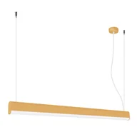 Lampy sufitowe - Lampa wisząca FARGE złota LED 4000K SOLLUX LIGHTING - miniaturka - grafika 1