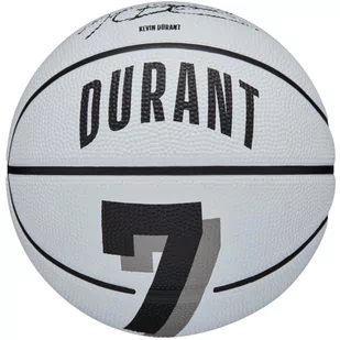 Wilson NBA Player Icon Kevin Durant Mini Ball WZ4007301XB, unisex, piłki do koszykówki, Białe - Koszykówka - miniaturka - grafika 1