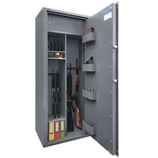 Sejf na broń krótką i długą ARSENAŁ 1454 klasa S1 zamek elektroniczny kolor 9005 - Sejfy i kasy pancerne - miniaturka - grafika 1
