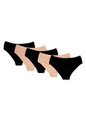 Majtki damskie - Majtki briefy Frink 5-pak Henderson czarny, beżowy S - Esotiq&Henderson - miniaturka - grafika 1