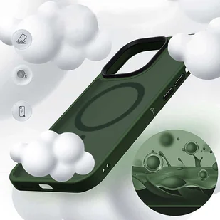 Etui ochronne na telefon MagMat Case do MagSafe do Apple iPhone 13 Mini Matte Green + Szkło - Etui i futerały do telefonów - miniaturka - grafika 6