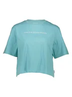 Koszulki i topy damskie - O'Neill Koszulka "Join Our Mission" w kolorze turkusowym - miniaturka - grafika 1