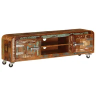 Szafki RTV - vidaXL Szafka pod TV, 120x30x36 cm, lite drewno odzyskane - miniaturka - grafika 1