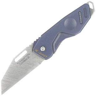 Nóż składany Extrema Ratio X-ANT LE No 076/100 Blue Titanium, Sandblast Sintered Tungsten Carbide (04.1000.0467/MD/TI) - Noże - miniaturka - grafika 1