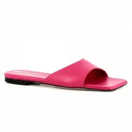 Klapki i japonki damskie - Różowe klapki damskie CARINII - Carinii - miniaturka - grafika 1