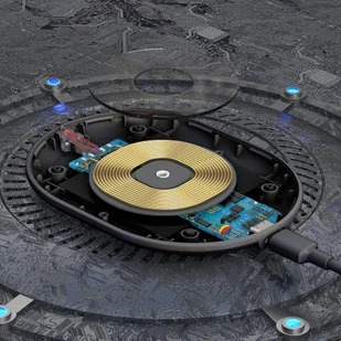 Baseus Cobble bezprzewodowa indukcyjna ładowarka Qi 15W + kabel USB - USB Typ C 1m czarny (WXYS-01) hurtel-56055-0 - Ładowarki do telefonów - miniaturka - grafika 28