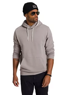 STHUGE Męska bluza z kapturem z nadrukiem na plecach, kamienny szary, 3XL, kamienny szary - Bluzy męskie - miniaturka - grafika 1