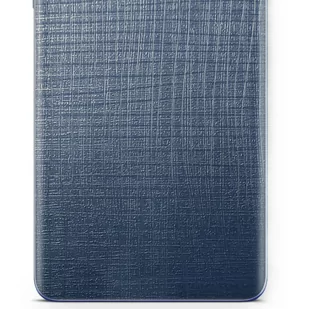Folia naklejka skórka strukturalna na TYŁ do Lenovo TAB6 -  Tkanina Granatowa - apgo SKINS - Akcesoria do tabletów i e-booków - miniaturka - grafika 1