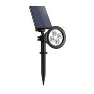 Lampy ogrodowe - Inspire Słupek solarny wbijany Spike czarny LED - miniaturka - grafika 1