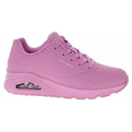 Buty trekkingowe damskie - Buty do chodzenia damskie Skechers Uno Stand ON Air Pink - miniaturka - grafika 1