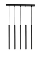 Lampy sufitowe - Sopel Prosty lampa wisząca 5-punktowa czarna 33615 - miniaturka - grafika 1