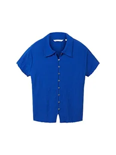TOM TAILOR Denim Damska 1036595 bluzka, 31684-Bright Mango Orange, L, 31684 – Bright Mango Orange - Bluzki damskie - miniaturka - grafika 1