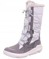 Śniegowce damskie - SUPERFIT SZARE ŚNIEGOWCE MŁODZIEŻOWE Z FUTERKIEM I SZNUROWANIEM 38 JŻA - miniaturka - grafika 1