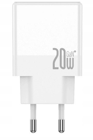 JELLICO ładowarka sieciowa EU57 PD 20W 1xUSB-C + 1xUSB QC3.0 Biały