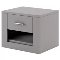 Szafki nocne - Stolik nocny IDEA ID-07 szary - miniaturka - grafika 1