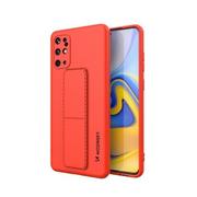Etui i futerały do telefonów - Wozinsky Kickstand Case elastyczne silikonowe etui z podstawką Samsung Galaxy S20+ (S20 Plus) czerwony - miniaturka - grafika 1