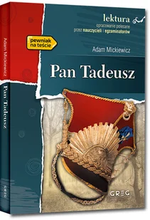 Pan Tadeusz - Adam Mickiewicz - książka - Lektury szkoła podstawowa - miniaturka - grafika 1
