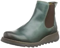 Moda i Uroda OUTLET - Fly London Damskie buty Salv Chelsea, Green Benrol 006-37 EU - miniaturka - grafika 1