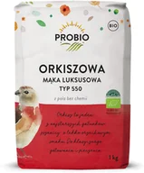 Zdrowa żywność - M��ka Orkiszowa Luksusowa TYP 550 BIO 1 kg - Probio - miniaturka - grafika 1
