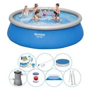 Akcesoria do basenu - Bestway Fast Set 457x122 cm okrągły - Baseny ogrodowe - miniaturka - grafika 1