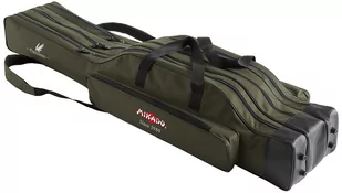 Pokrowiec na wędki Mikado 3 komorowy 140cm usztywniany zielony - Inne akcesoria dla wędkarzy - miniaturka - grafika 1