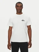 Koszulki męskie - Quiksilver T-Shirt EQYZT08042 Biały Regular Fit - miniaturka - grafika 1