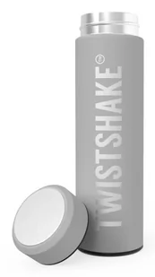 Twistshake butelka termiczna Hot or Cold 420ml Pastelowy szary - Butelki dla niemowląt - miniaturka - grafika 1