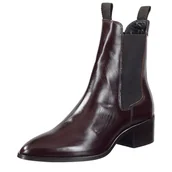 Kozaki damskie - GANT FOOTWEAR ST BROOMLY Chelsea damskie kozaki, Dark Brown, 37 EU, ciemnobrązowy, 37 EU - miniaturka - grafika 1