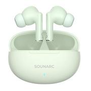 Słuchawki - SOUNARC Q1 Bluetooth 5,3 kremowe - miniaturka - grafika 1