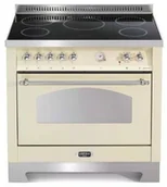 Kuchenki elektryczne - Kuchnia z płytą indukcyjną LOFRA DOLCEVITA 90 AVORIO RBIG96MFT/5i/Chrome - miniaturka - grafika 1