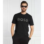 Koszulki męskie - BOSS GREEN T-shirt Tee 8 | Slim Fit | stretch - miniaturka - grafika 1
