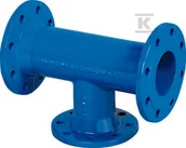 Łączniki, trójniki, kształtki - Trójnik kołnierzowy DN150x100, PN16, do wody, GJS-żeliwo sfero - miniaturka - grafika 1