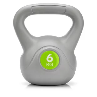 Meteor Hantel bitumiczny, odważnik Kettlebell 6 kg 30121 - Kettlebell - miniaturka - grafika 1